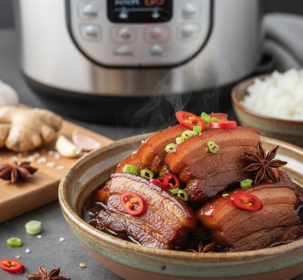 Braised Instant Pot Pork Belly Recipe