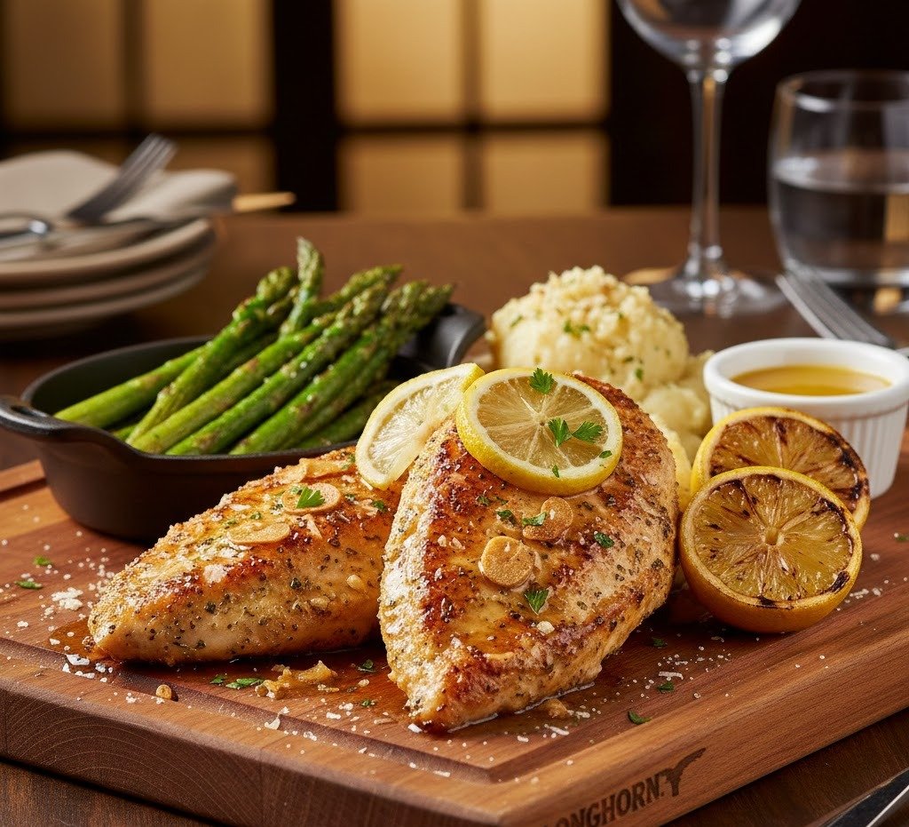 Lemon Garlic Chicken Longhorn Recipe