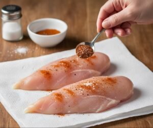 Lemon Garlic Chicken Longhorn Recipe Step 1