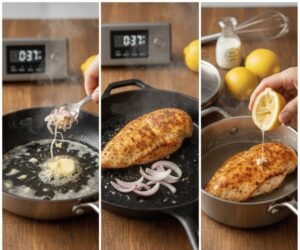 Lemon Garlic Chicken Longhorn Recipe Step 4