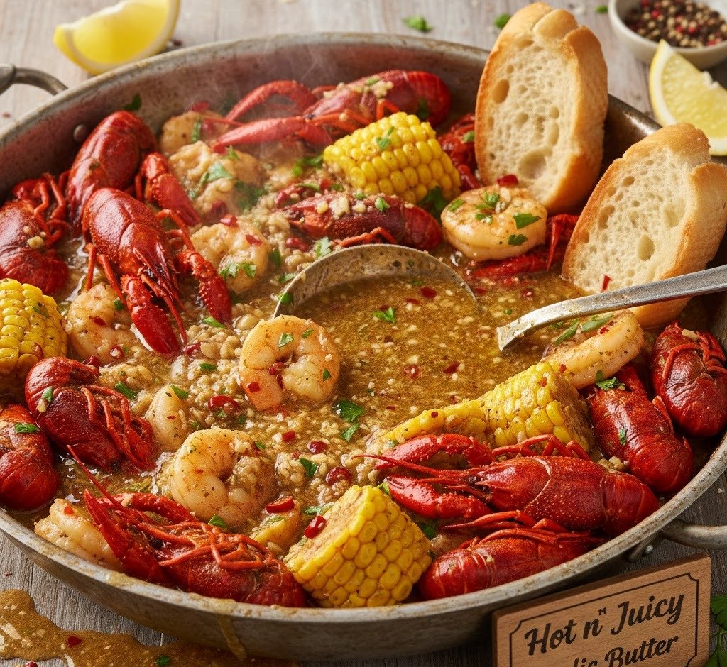 Hot n Juicy Garlic Butter Sauce Recipe