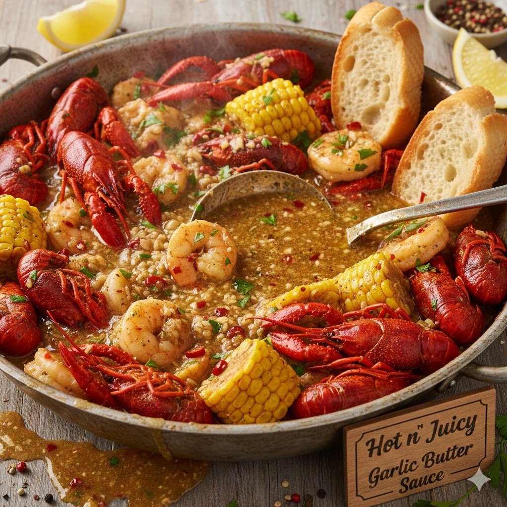 Hot n Juicy Garlic Butter Sauce Recipe