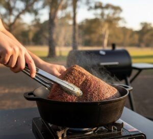 Australian Brisket With Native Herbs Recipe