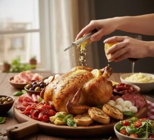 Antipasto Roast Chicken Recipe