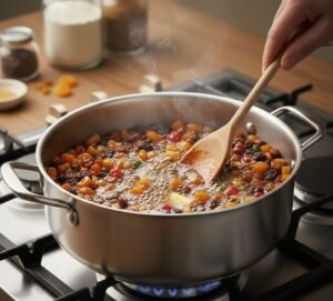 Victorian Boiled Fruit Cake Recipe