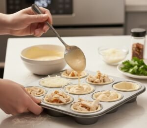 Easy Chicken Alfredo Puffs Recipe