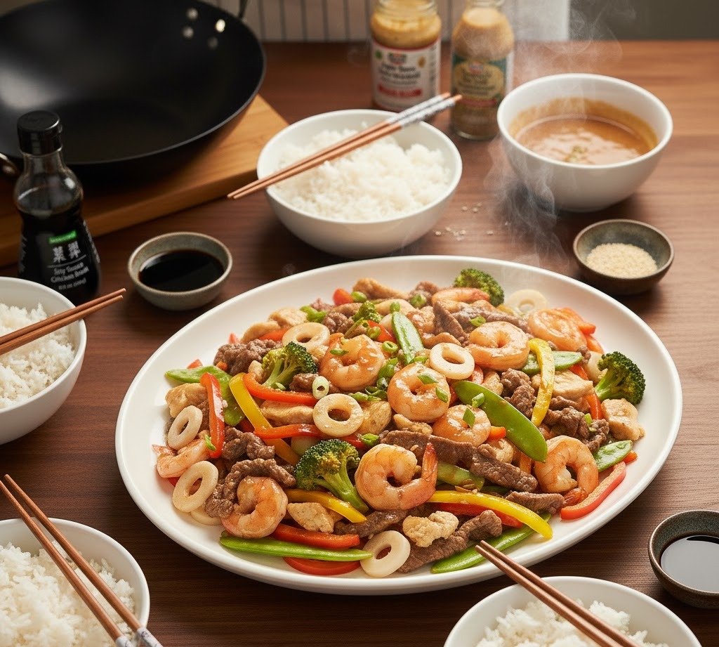 Triple Delight Chinese Food Recip