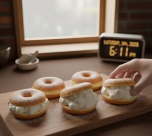 Korean Milk Cream Donut Recipe